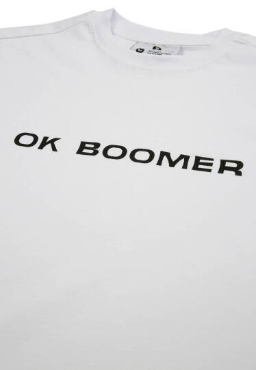 Unisex Vegan White T-Shirt - Ok Boomer - 2