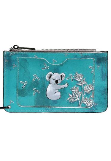 Women Green Wallet - Koala Hug - 3