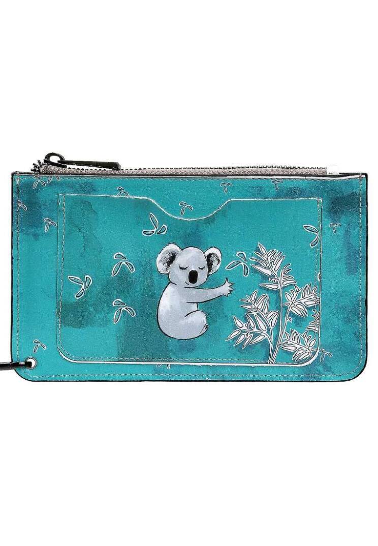 Women Green Wallet - Koala Hug - 3