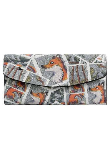 Women Grey Wallet - A Day of a Fox