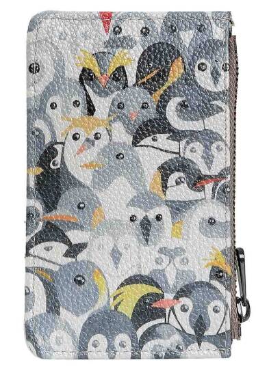 Women Grey Wallet - Penguins