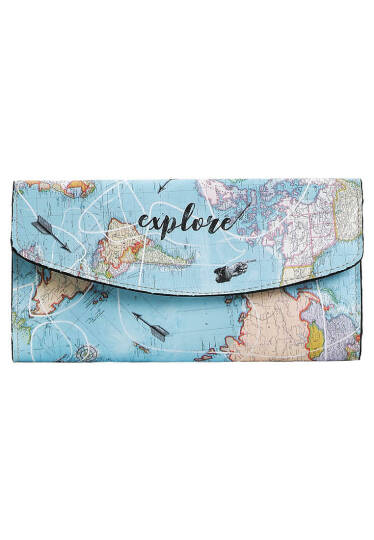 Women Turquoise Wallet - Explore