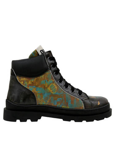 Women Vegan Leather Black Boots - Dynamic Spirit - 4