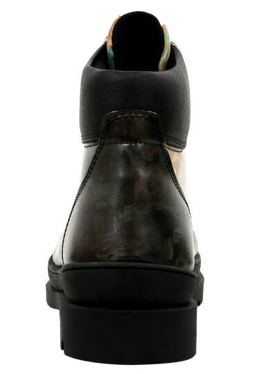 Women Vegan Leather Black Boots - Dynamic Spirit - 6