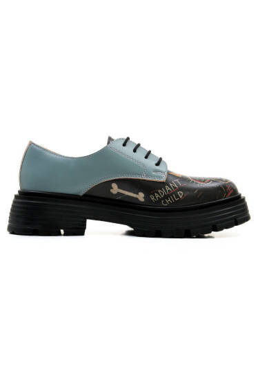 Women Vegan Leather Black Casual Shoes - Radiant Child - 4