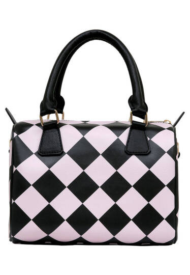 Women Vegan Leather Black Handbag - Good Things Take Time - 4