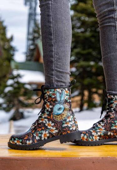 Women Vegan Leather Black Tall Boots - Are You Lost
