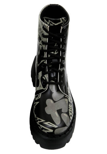 Women Vegan Leather Black Tall Boots - Catch the Moment - 6