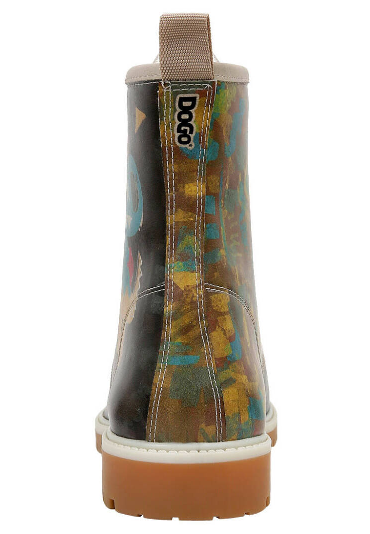 Women Vegan Leather Black Tall Boots - Dynamic Spirit - 5