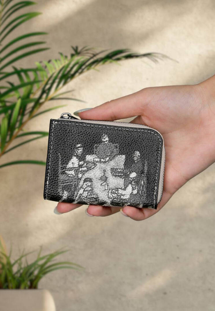 Women Vegan Leather Black Wallet - Supper - 5