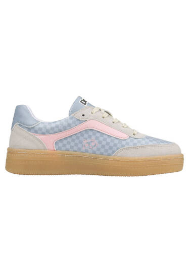 Women Vegan Leather Blue Sneakers - Break the Silence - 3