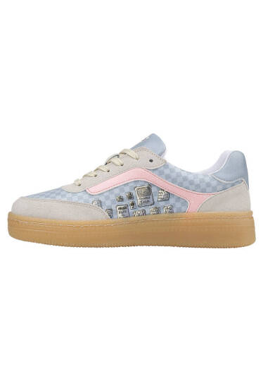 Women Vegan Leather Blue Sneakers - Break the Silence - 6