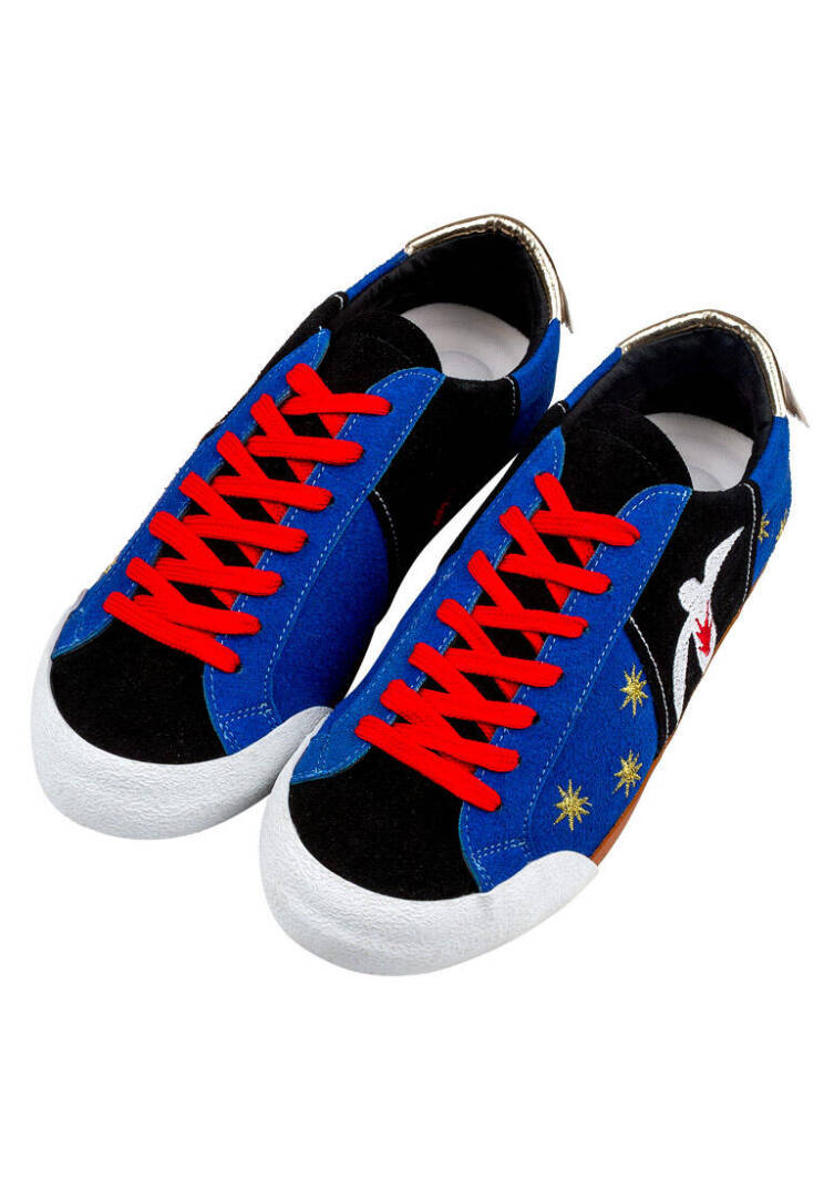Women Vegan Leather Blue Sneakers - Matisse - 2