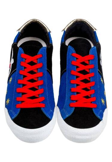 Women Vegan Leather Blue Sneakers - Matisse - 3