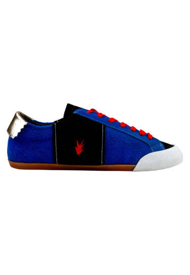 Women Vegan Leather Blue Sneakers - Matisse - 5