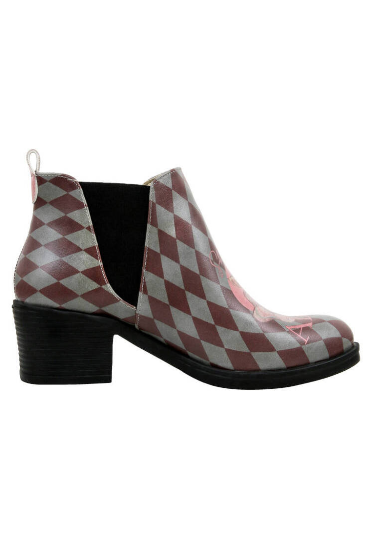 Women Vegan Leather Multicolor Ankle Boots - Abbie - 2