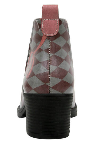 Women Vegan Leather Multicolor Ankle Boots - Abbie - 5