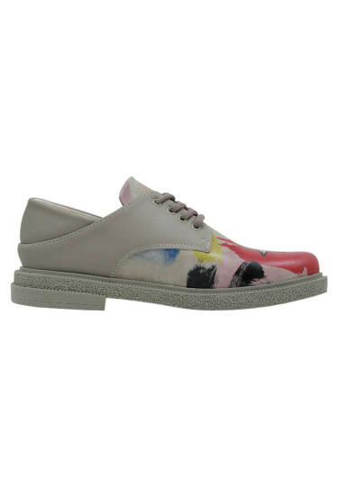 Women Vegan Leather Multicolor Casual Shoes - The Creation of the Collage - 5