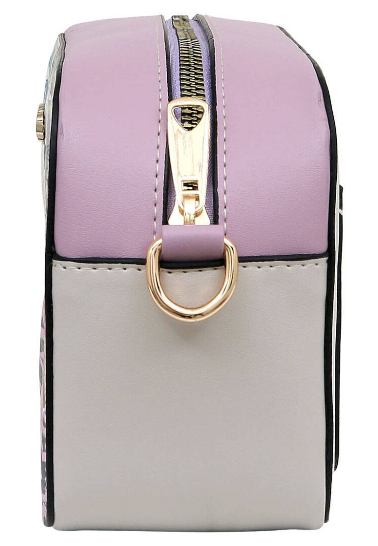 Women Vegan Leather Multicolor Handbag - Minimal Crisis - 5