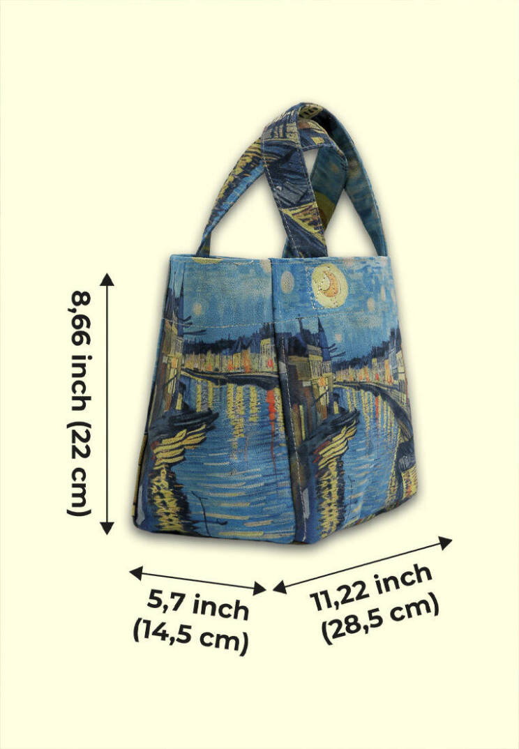 Women Vegan Leather Multicolor Medium Tote Bag - Sea Sparkles - 6