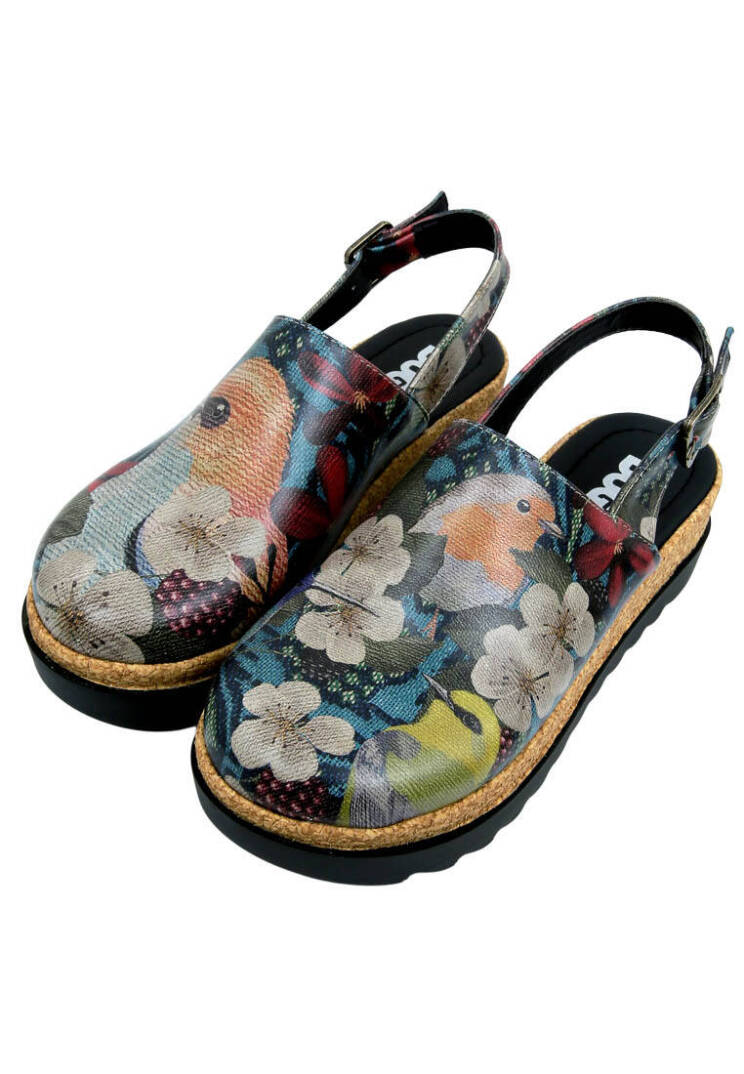 Women Vegan Leather Multicolor Platform Sandals - Fly Anywhere - 2