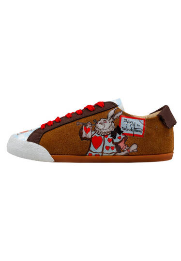 Women Vegan Leather Multicolor Sneakers - Alice in Nowhere - 4