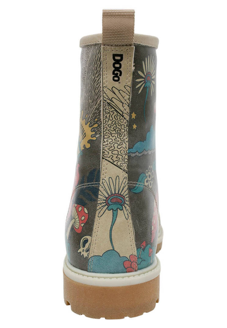 Women Vegan Leather Multicolor Tall Boots - Open Your Mind - 9