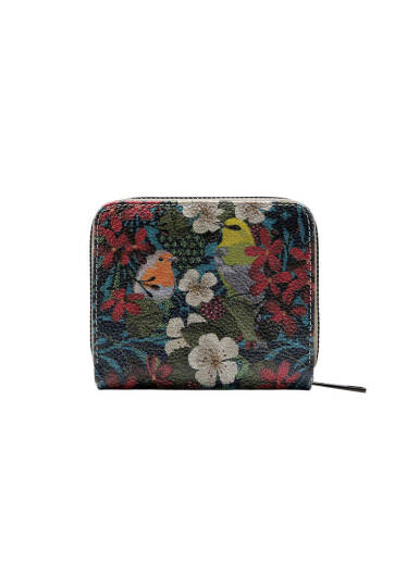 Women Vegan Leather Multicolor Wallet - Fly Anywhere - 4