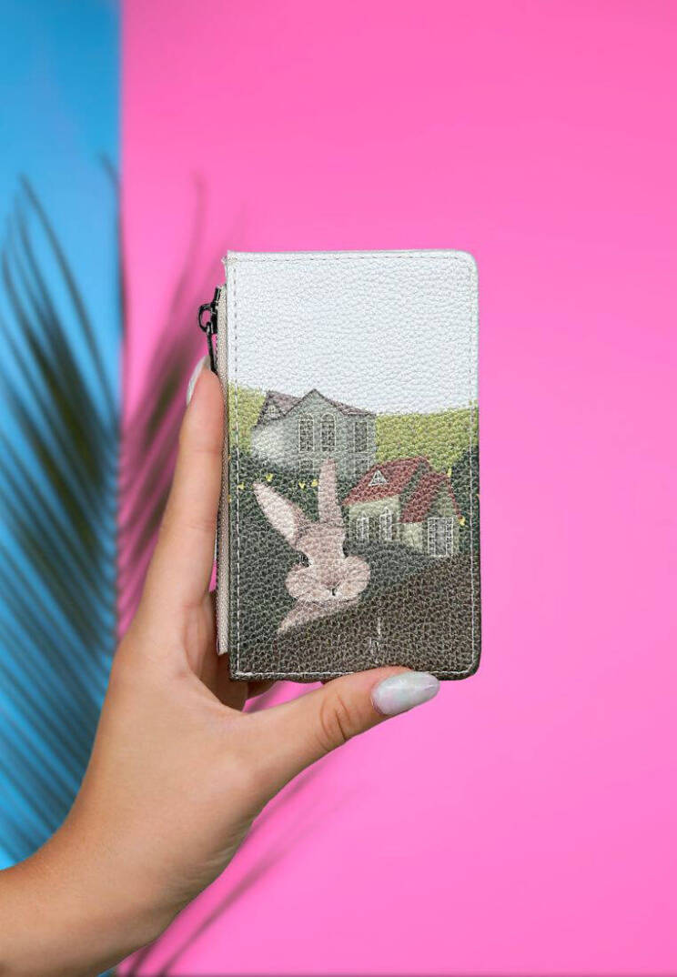 Women Vegan Leather Multicolor Wallet - Going on an Adventure - 2