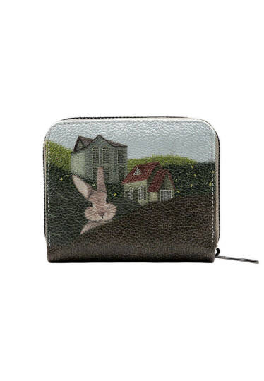 Women Vegan Leather Multicolor Wallet - Going on an Adventure