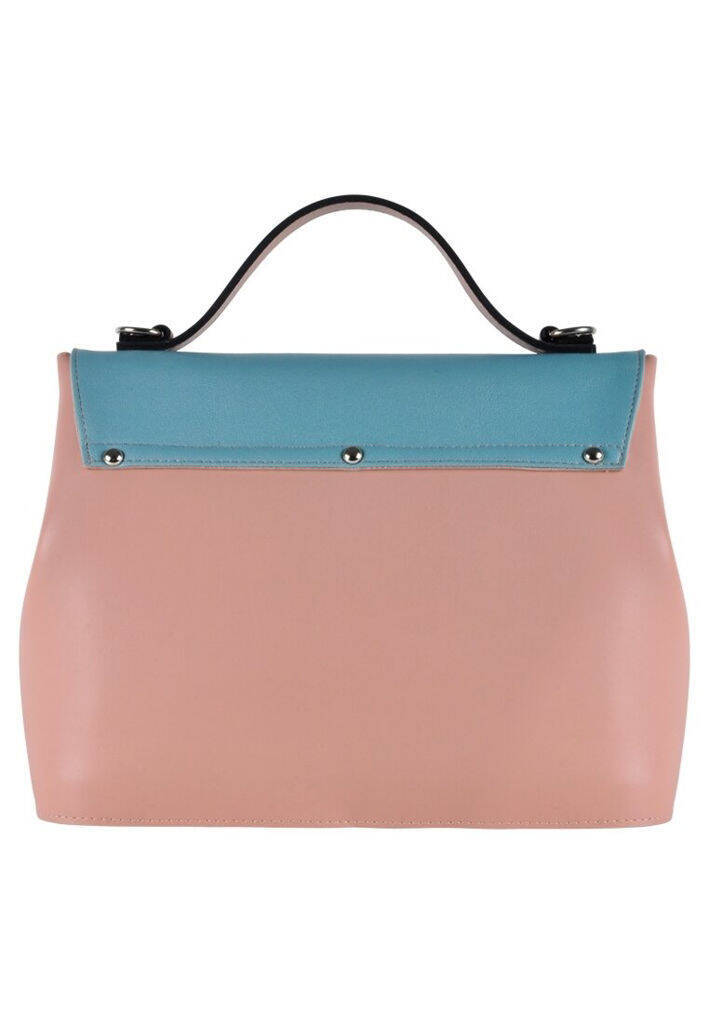 Women Vegan Leather Pink Handbag - Take a Walk - 6