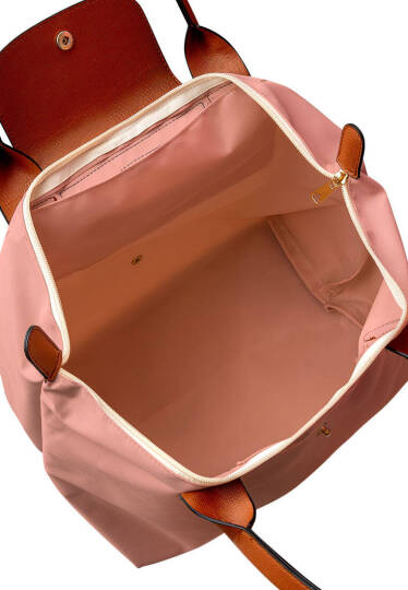 Women Vegan Leather Pink Large Handbag - A Little Paris Always - 5
