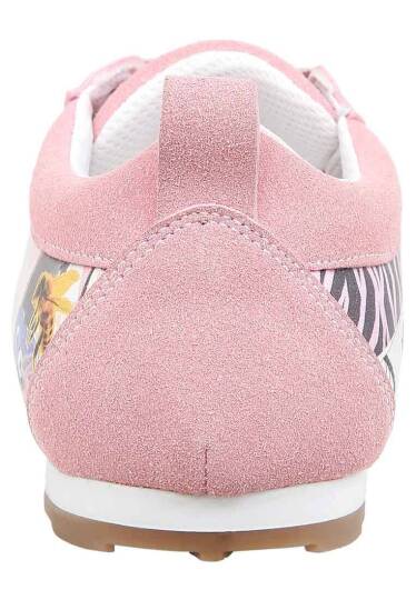 Women Vegan Leather Pink Sneakers - Minimal Crisis - 5