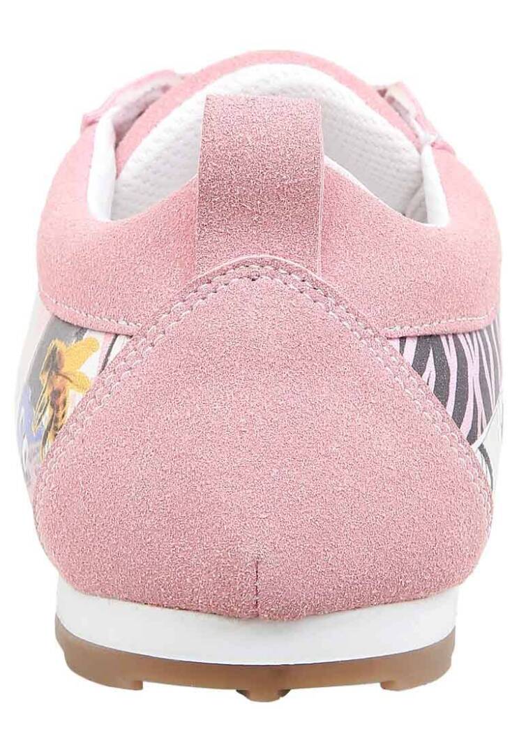 Women Vegan Leather Pink Sneakers - Minimal Crisis - 5