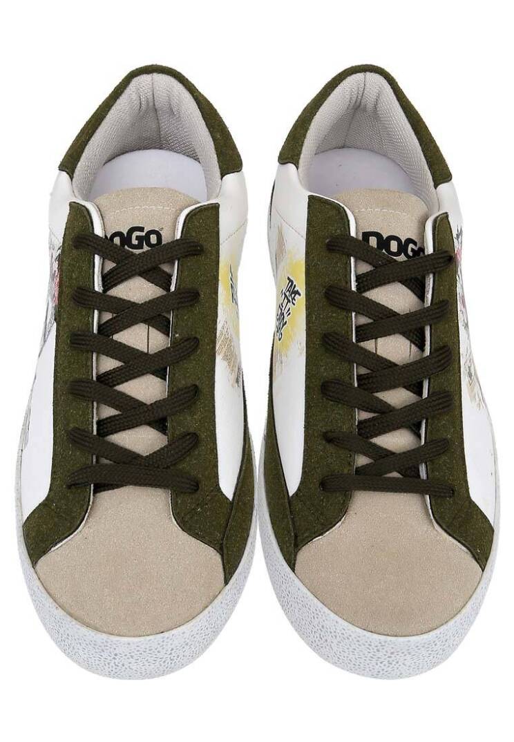 Women Vegan Leather White Sneakers - Apollo - 4