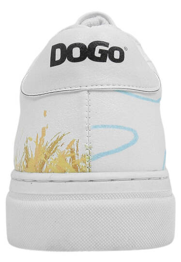 Women Vegan Leather White Sneakers - Feeling Moody - 8