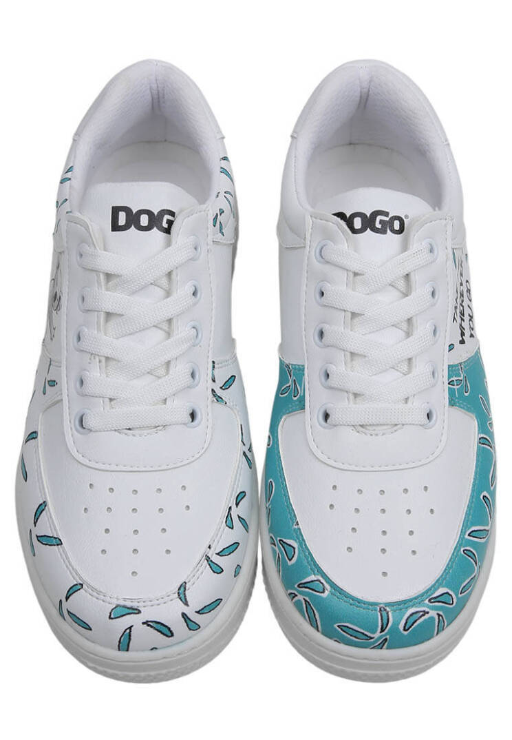 Women Vegan Leather White Sneakers - Koala Hug - 3