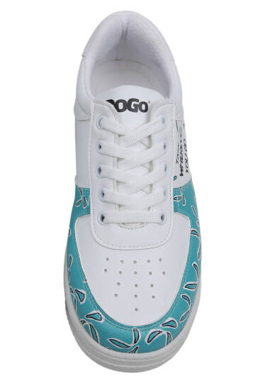 Women Vegan Leather White Sneakers - Koala Hug - 8