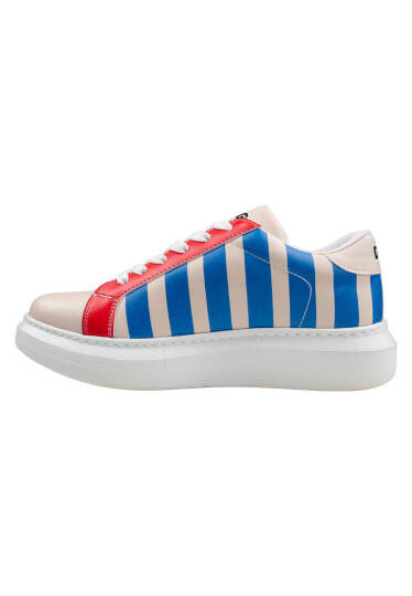 Women Vegan Leather White Sneakers - Mon Amour - 6