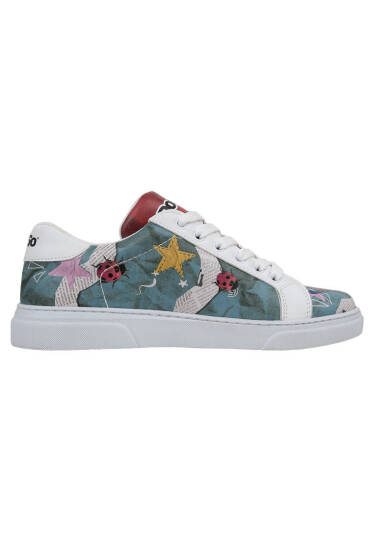 Women Vegan Leather White Sneakers - Paper Animals - 8