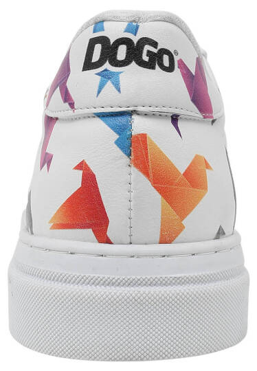 Women Vegan Leather White Sneakers - Paper Like - 9