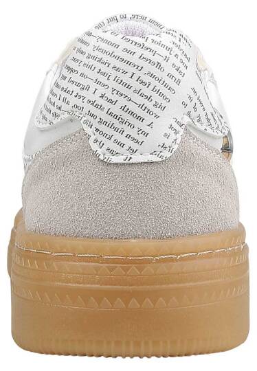 Women Vegan Leather White Sneakers - The Wise Owl - 10