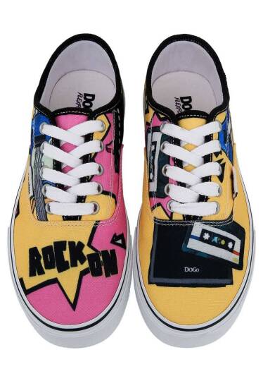 Women Vegan Multicolor Sneakers - Rock On - 2