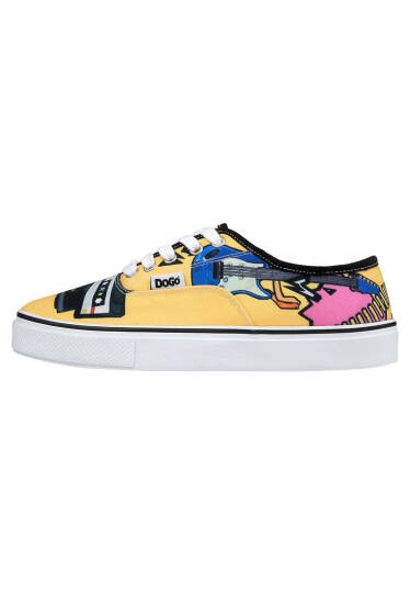 Women Vegan Multicolor Sneakers - Rock On - 3