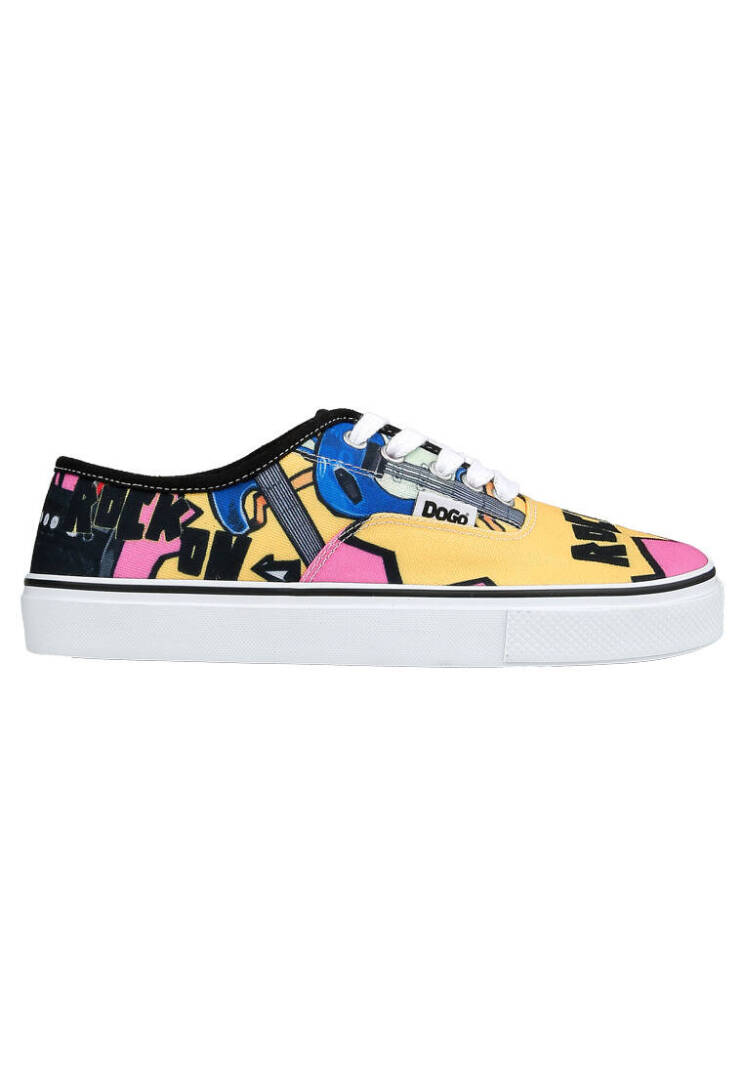 Women Vegan Multicolor Sneakers - Rock On - 7