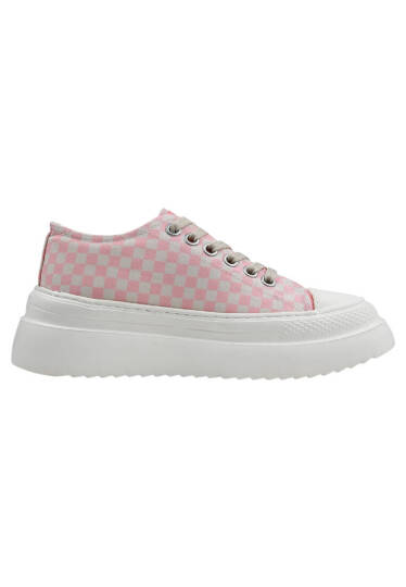 Women Vegan White Platform Sneakers - Big Steps Cat - 2