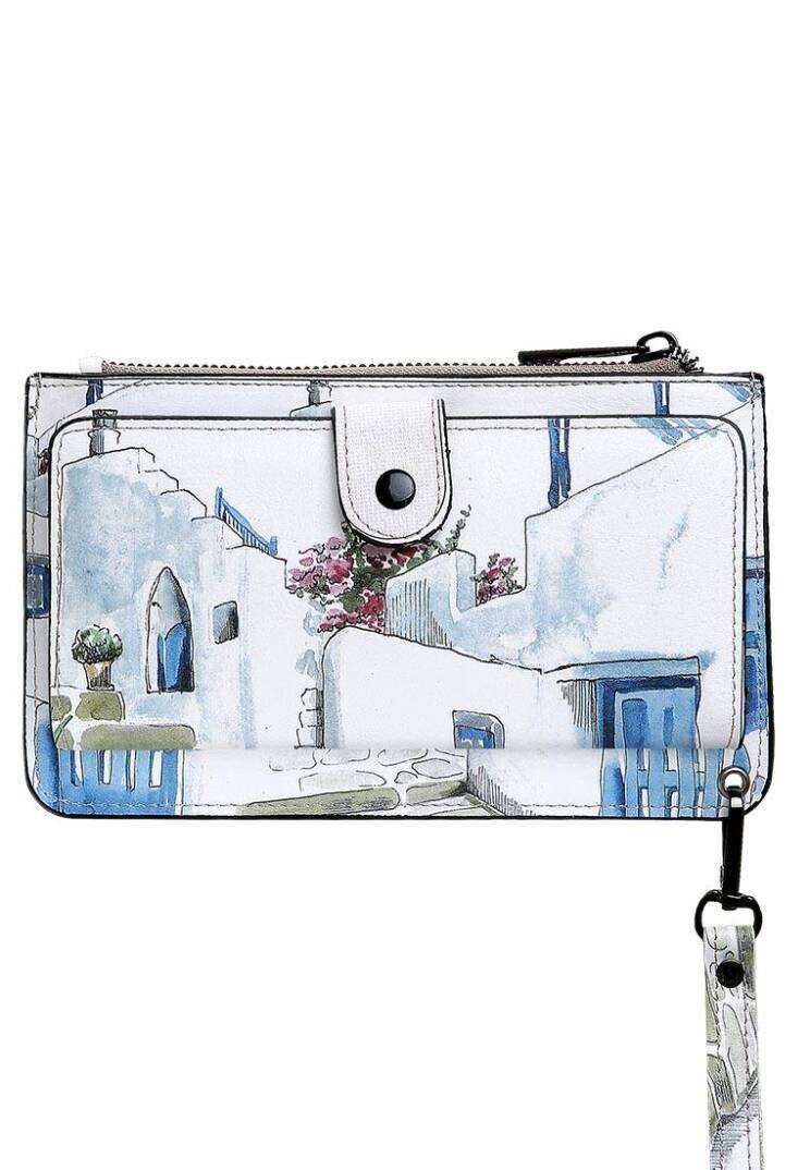 Women White Wallet - Paperflower - 1