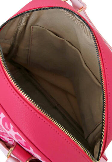 Women's Vegan Leather Pink Backpack - Warner Bros Looney Tunes Pink Leopard Lola Bunny Design - 4