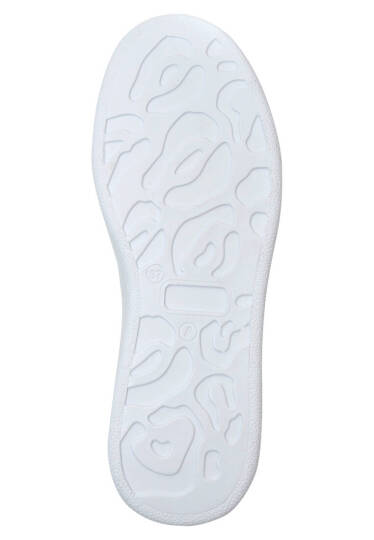 Women's Vegan Leather White Sneakers - Warner Bros Bugs Bunny Looney Tunes Chasing Tunes Design - 11