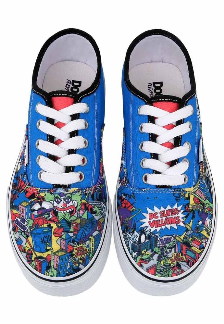 Women's Vegan Multicolor Sneakers - Warner Bros DC Villains Design - 2